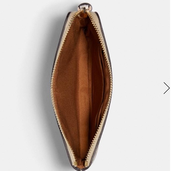 COACH Corner Zip Wristlet With Watermelon print - Picture 2 of 3